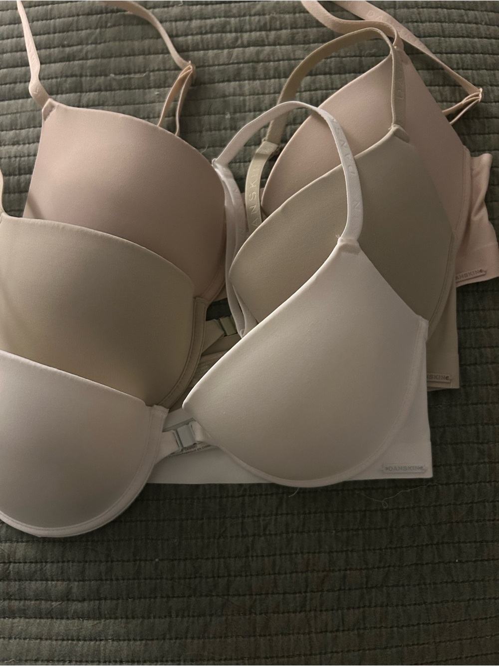 Danskin Smooth Molded Bras - Beige, Blush, Ivory Mix
